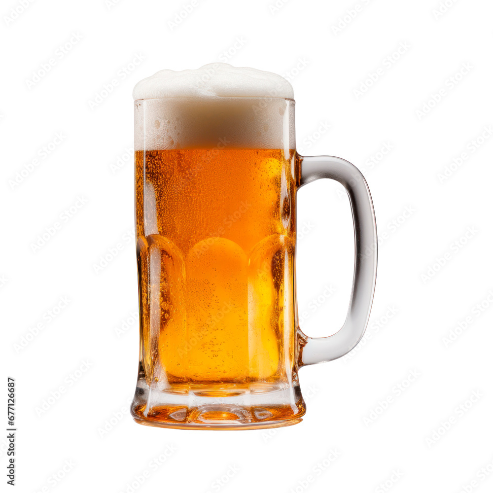 Mug of beer. Isolated on transparent background. Mug of beer. Isolated on transparent background.
