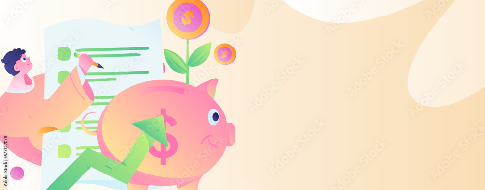 Internet financial management investment flat vector concept operation hand drawn illustration
Internet financial management investment flat vector concept operation hand drawn illustration
