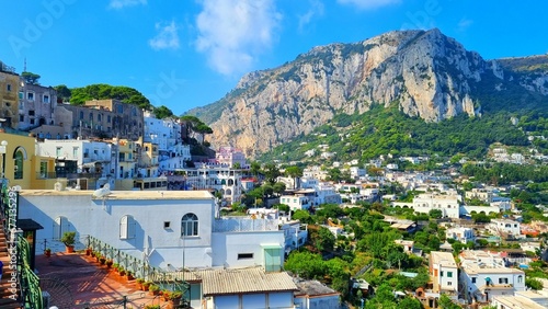 Capri Island - Italy - View of the mountains from Anacapri photo