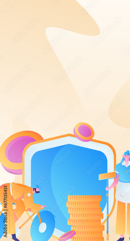 Internet financial management investment flat vector concept operation hand drawn illustration
Internet financial management investment flat vector concept operation hand drawn illustration