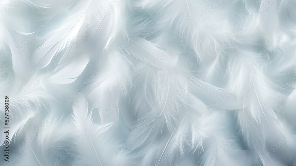 Background crafted from a delicate texture of white feathers, creating a soft and ethereal ambiance. Ai generated Background crafted from a delicate texture of white feathers, creating a soft and ethereal ambiance. Ai generated
