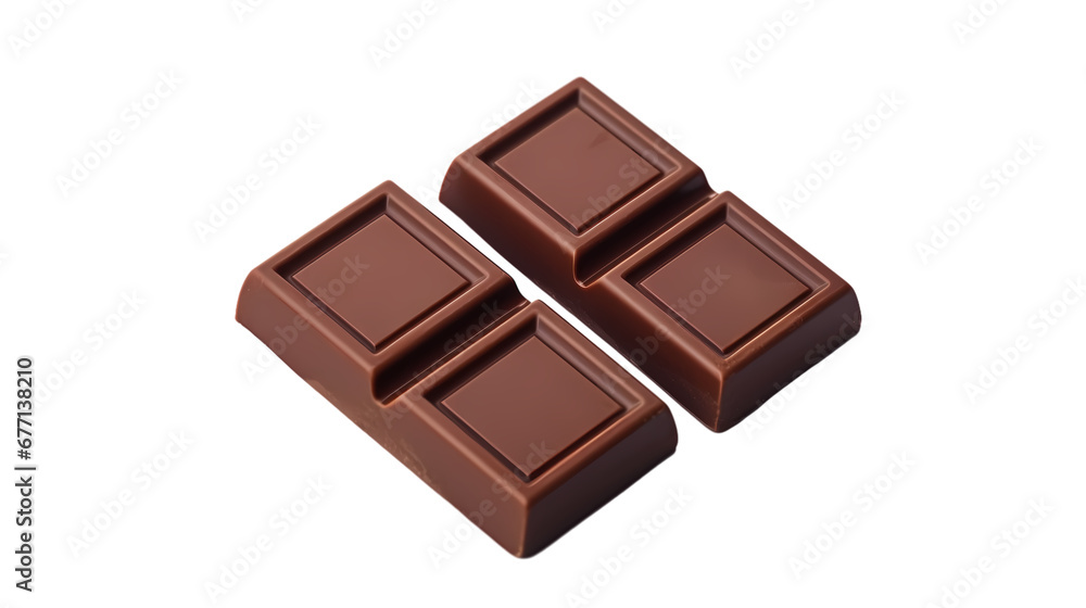 Chocolate chips on transparent background Chocolate chips on transparent background