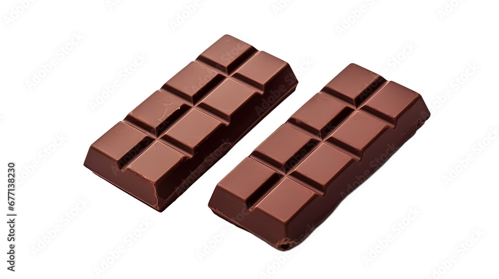 Chocolate chips on transparent background Chocolate chips on transparent background