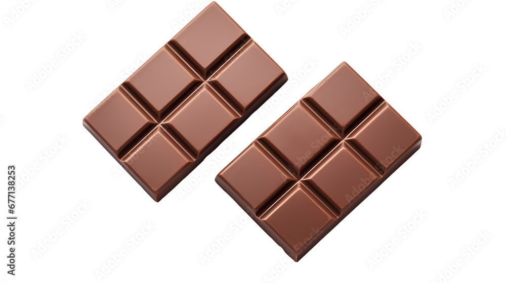 Chocolate chips on transparent background Chocolate chips on transparent background