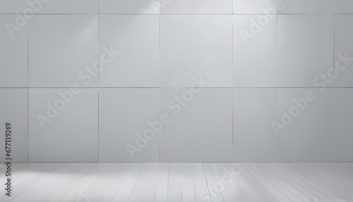 light and shadow room mock ups - light gray tiled wall © bmf-foto.de