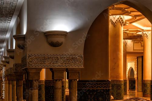 Ablution area of Mohamed 5th Mosque, Casablanca, Morocco