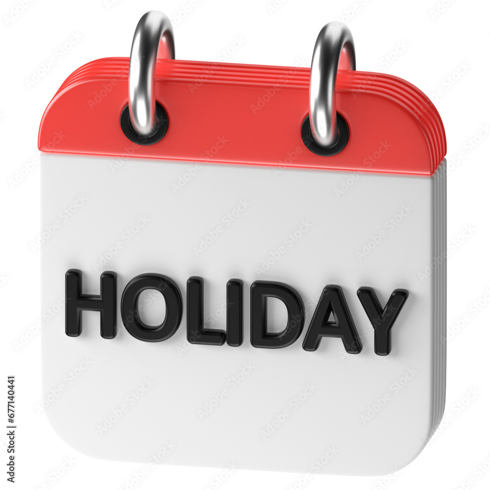 3D icon of a calendar 3D icon of a calendar