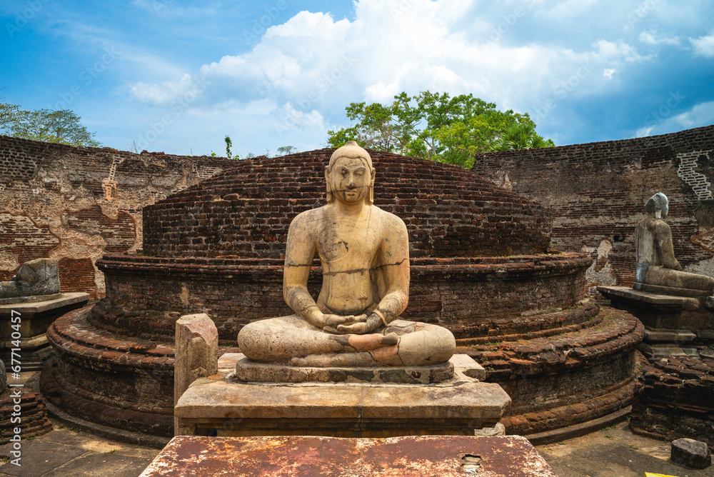 Sacred Quadrangle at Polonnaruwa Ancient city, Pulathisipura and Vijayarajapura, in Sri Lanka Sacred Quadrangle at Polonnaruwa Ancient city, Pulathisipura and Vijayarajapura, in Sri Lanka