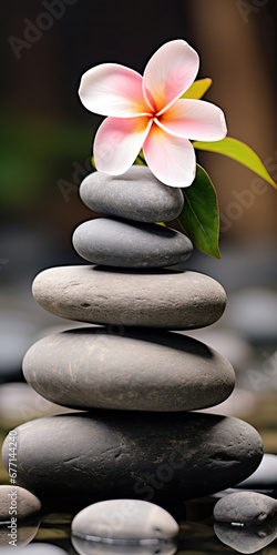 pyramid or tower of stones on the river bank  zen  harmony  chedo  water  rocks  lake  spa  relaxation  nature  tranquility  beauty  balance  landscape  minerals  shape  structure  religious  flower