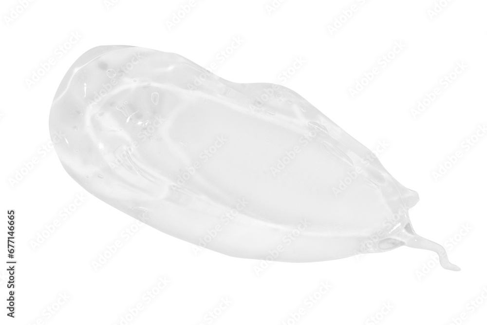 smear of transparent cosmetic gel. On an empty background. smear of transparent cosmetic gel. On an empty background.