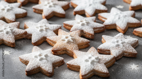 Holiday Delights: Sparkling Cookies and Ornamental Magic
Capture the magic of the holiday season with a spread of glistening Christmas cookies and ornate decorations on the table.