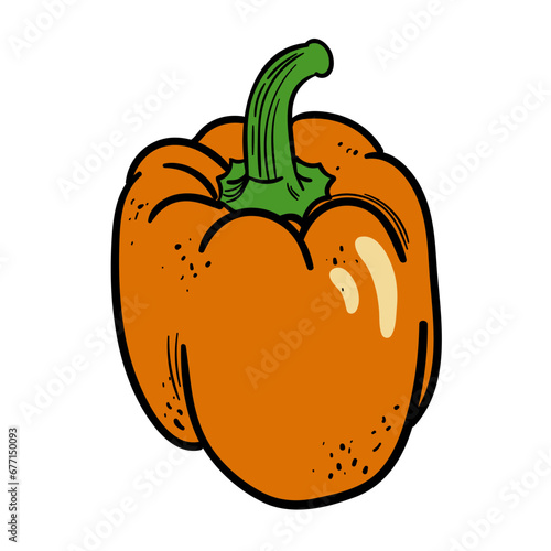 Red Bell Pepper Or Paprika