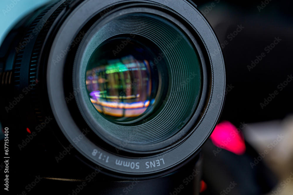Close-up camera lens,Camera lens with lens reflection