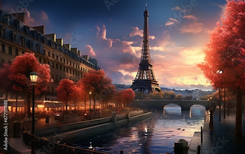 Exploring the Romantic Charms of Paris, France.