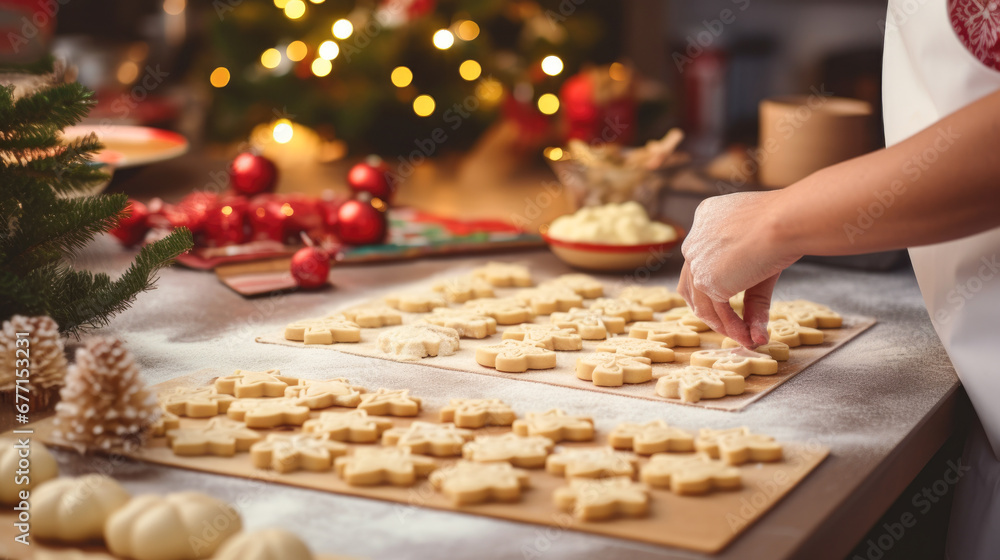 Season's Sweetings: Cookie Baking Bliss
A delightful mess of flour, sprinkles, and cookie dough makes for a memorable day of festive baking.