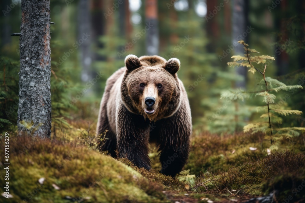 Fototapeta premium Bear in the wild