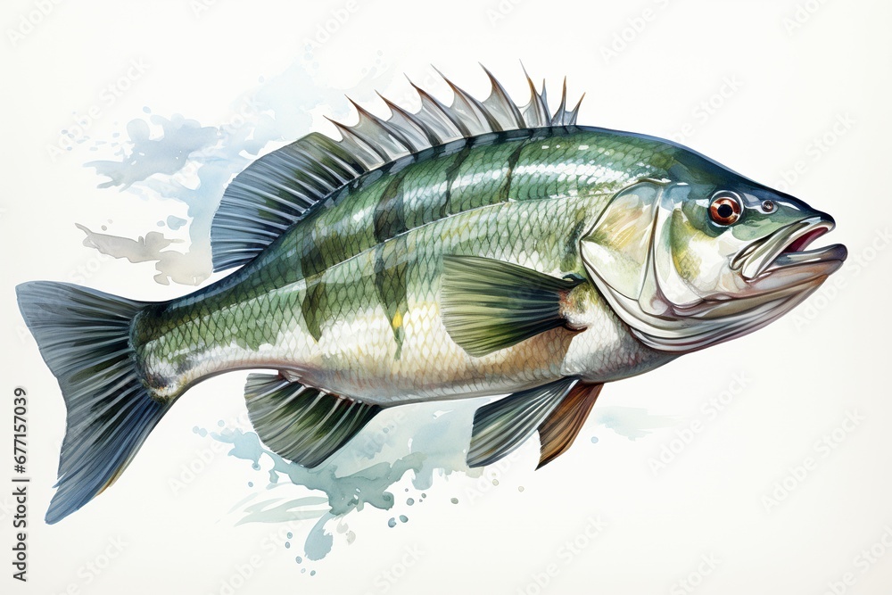 fish on a white background fish on a white background
