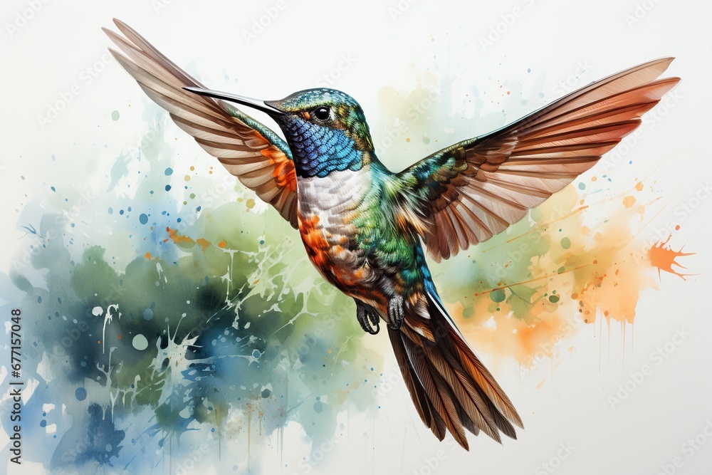 Fototapeta premium hummingbird in flight