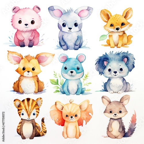 set of animals