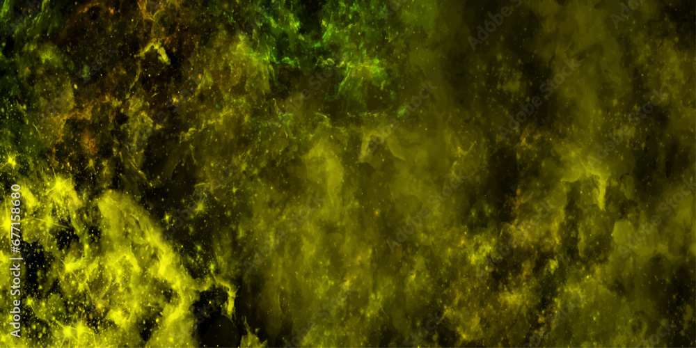 galaxy pattern smoke international space scientist digital trending wallpaper image vector surface vintage multicolor green yellow effect reflection dark background space for text cover page 