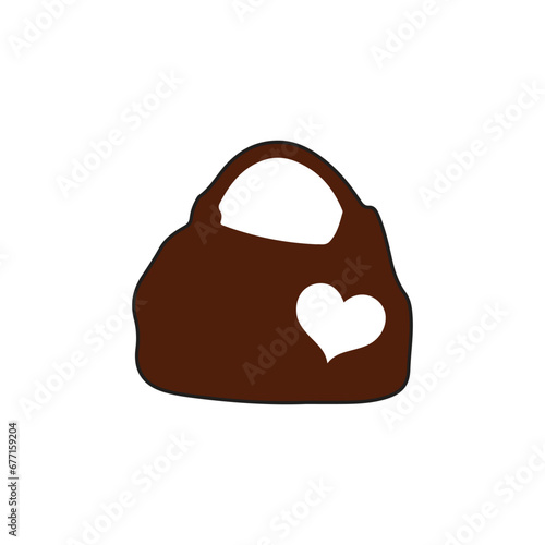 tote bag vector type icon