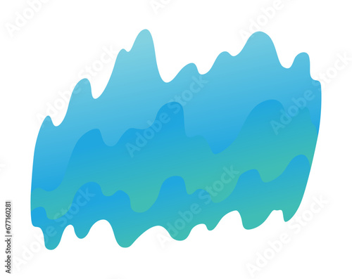 Object can fly in earth atmosphere layers. Colorful infographic icon. Vector illustration
