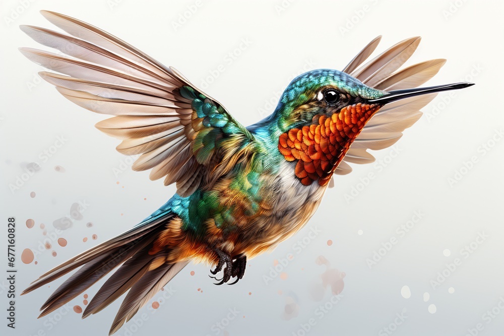 Obraz premium hummingbird in flight