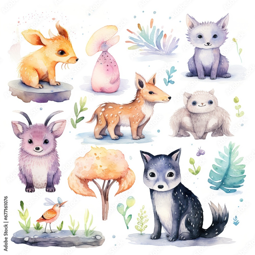 set of animals set of animals