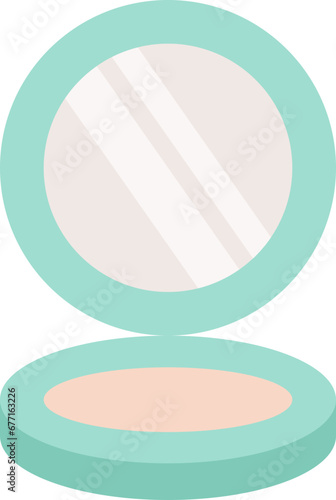 Face powder illustration