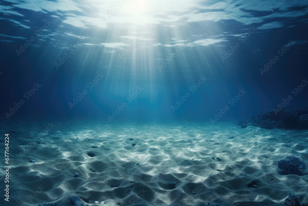 Underwater view of the ocean
