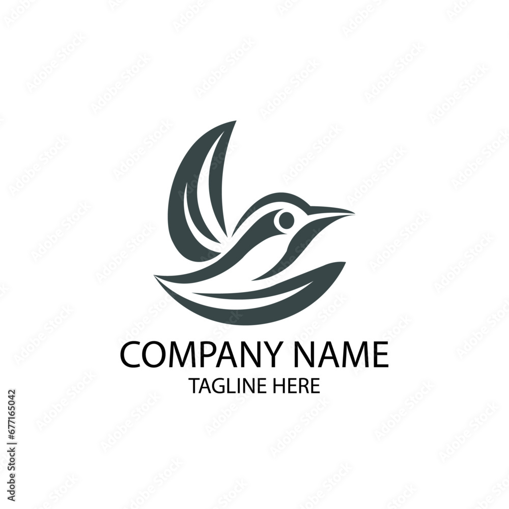 Fototapeta premium bird logo vector