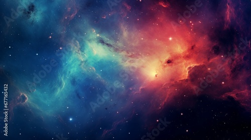 a close up of a star filled sky with a nebula