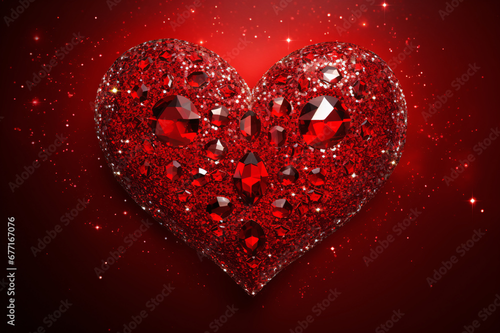 Stunning, vibrant heart, adorned with intricate patterns and delicate details, shines in a rich hue, exuding warmth and love. essence of love and affection, perfect for celebrating Valentine's Day Stunning, vibrant heart, adorned with intricate patterns and delicate details, shines in a rich hue, exuding warmth and love. essence of love and affection, perfect for celebrating Valentine's Day