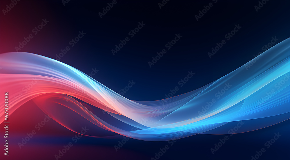 Abstract background with dynamic wavy lines on a dark background. Futuristic technology wallpaper. Abstract background with dynamic wavy lines on a dark background. Futuristic technology wallpaper.