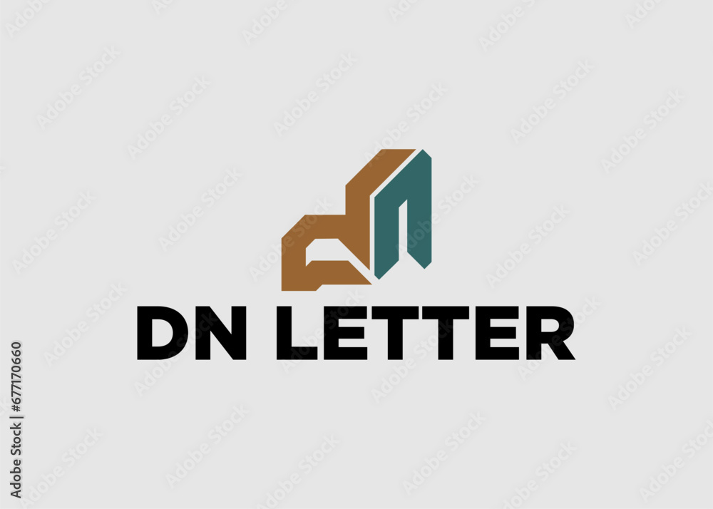 Logo dn letter company name Logo dn letter company name