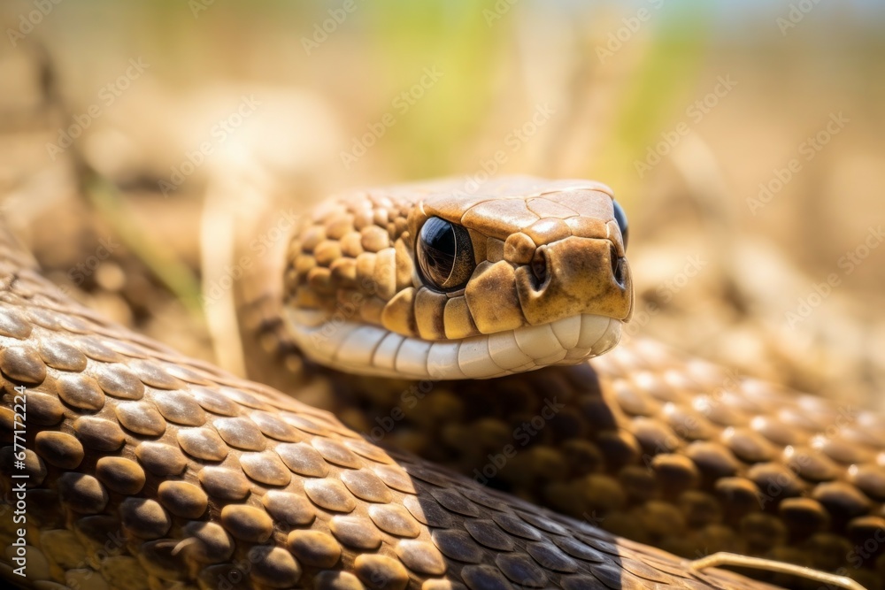 Obraz premium View of snake in nature