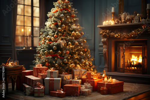 presents under the christmas tree © nicolagiordano