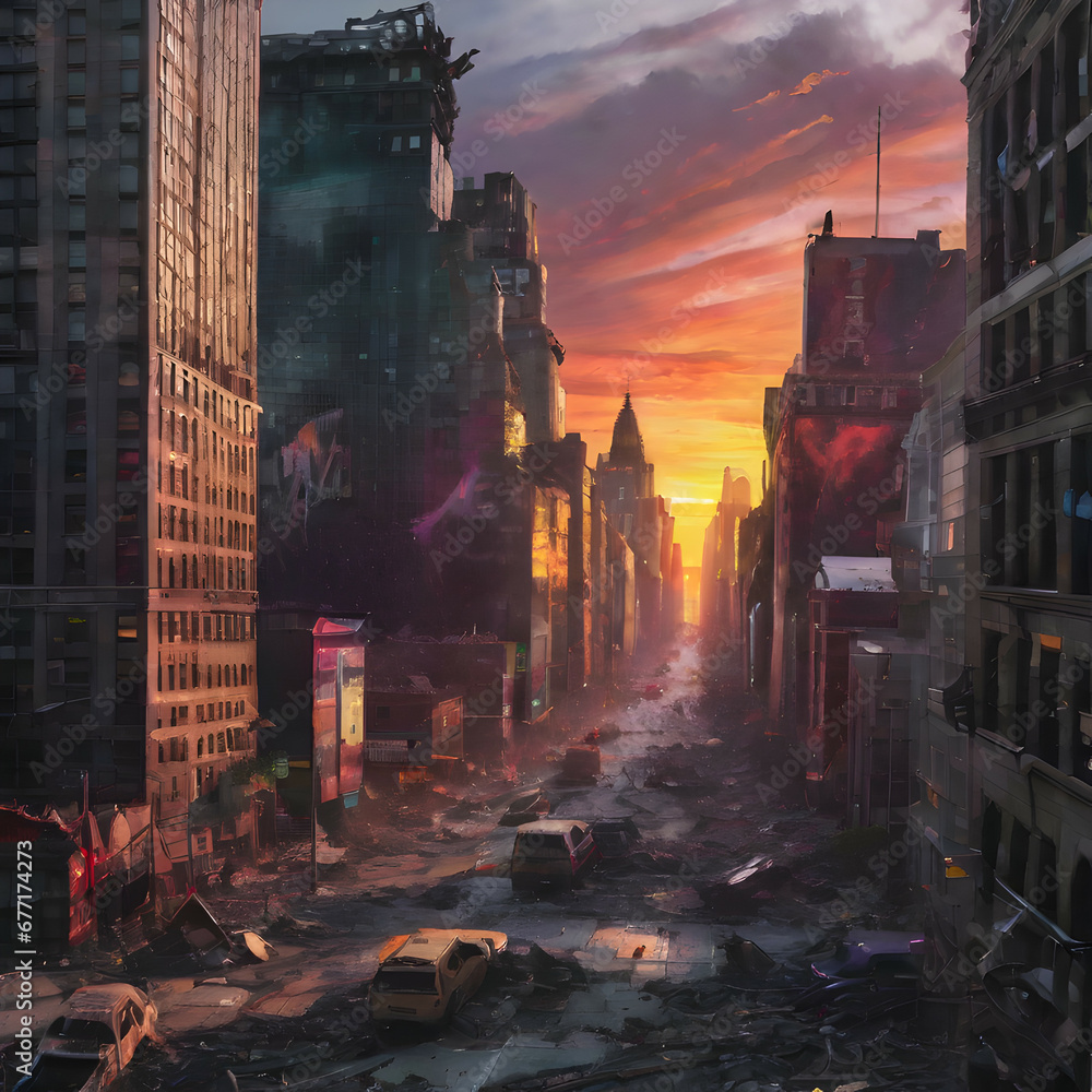 Post-apocalyptic city