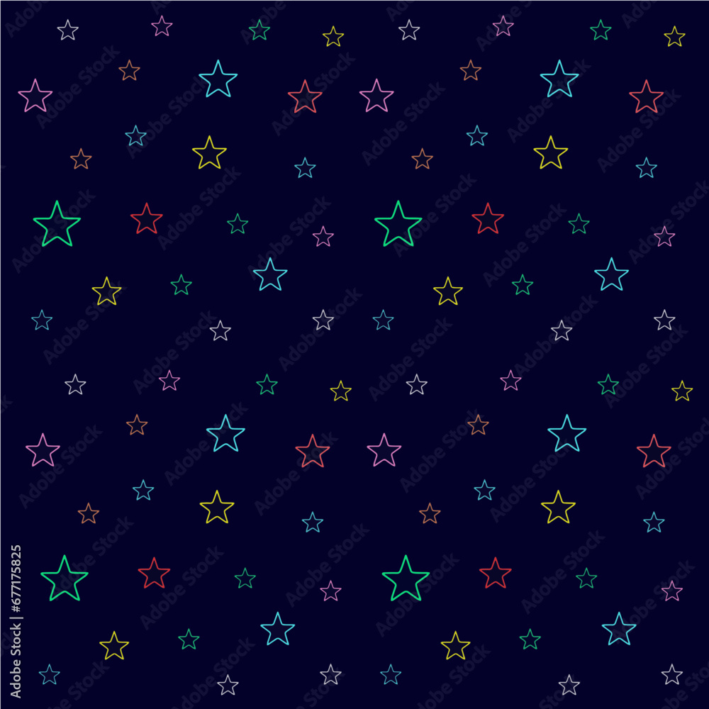 colorful star dark blue background colorful star dark blue background