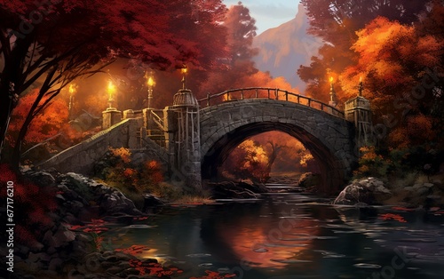 Picturesque Bridge Scene