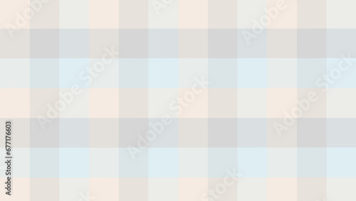 Beige blue and grey plaid fabric texture as a background	