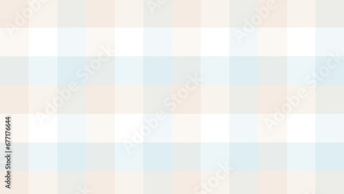 Beige blue and white plaid fabric texture as a background	