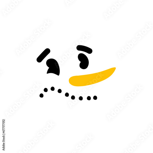 Snowman Facial Expression