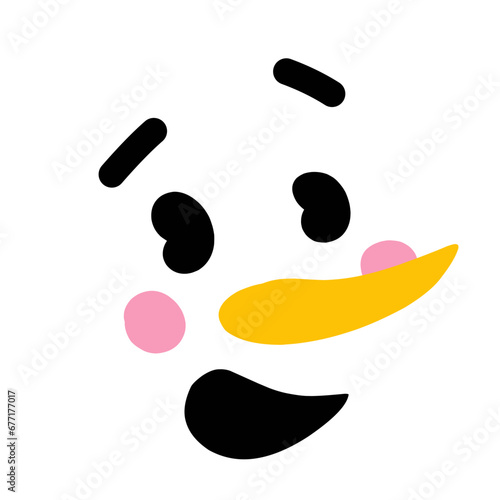 Snowman Facial Expression