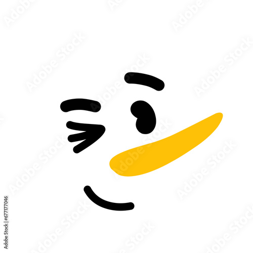 Snowman Facial Expression