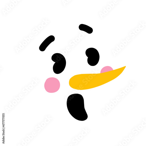 Snowman Facial Expression