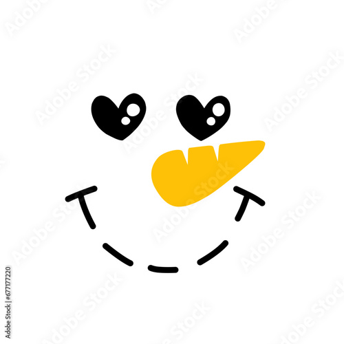 Snowman Facial Expression