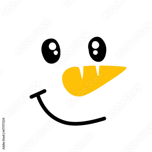 Snowman Facial Expression