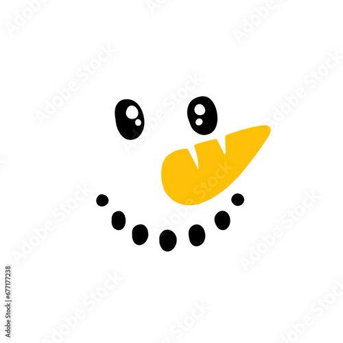 Snowman Facial Expression