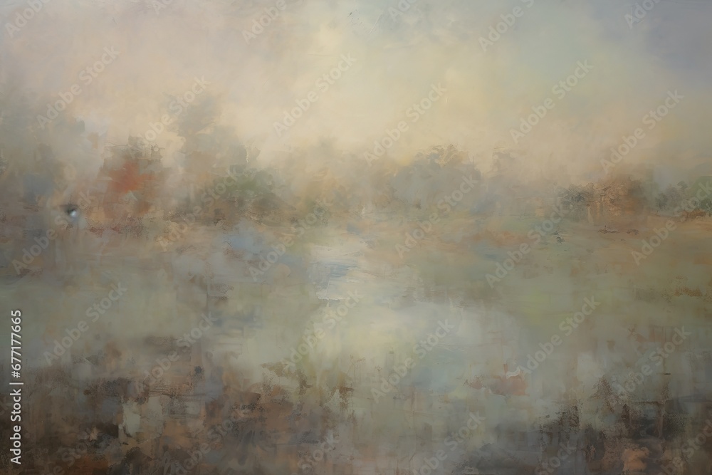 Grunge texture. Abstract landscape. Low contrast muted colors
